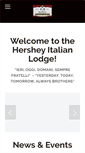 Mobile Screenshot of hersheyitalianlodge.com