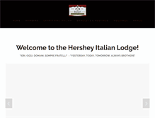 Tablet Screenshot of hersheyitalianlodge.com